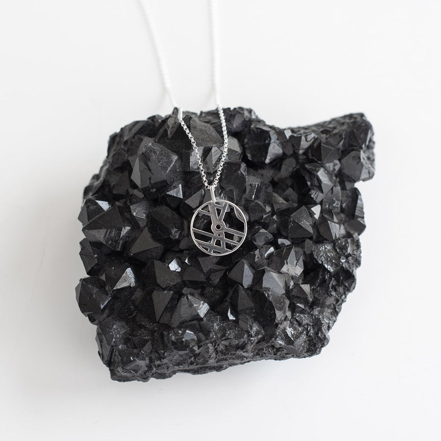 Custom Round Map Pendant™, Medium