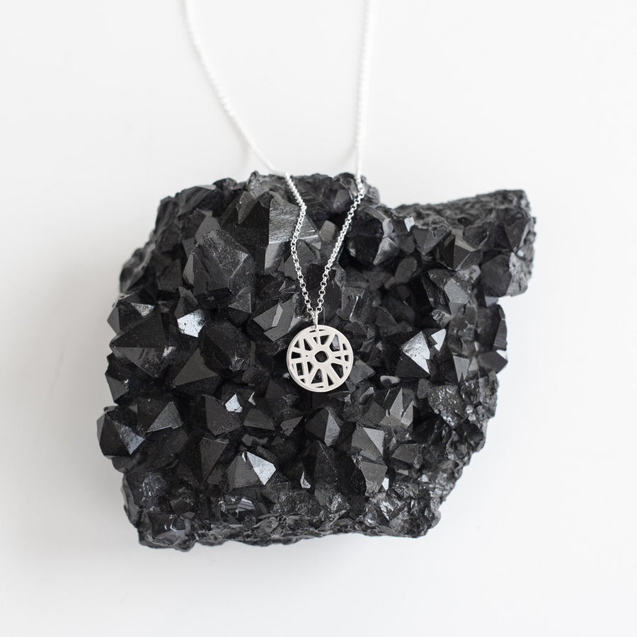 Custom Round Map Pendant™, Small